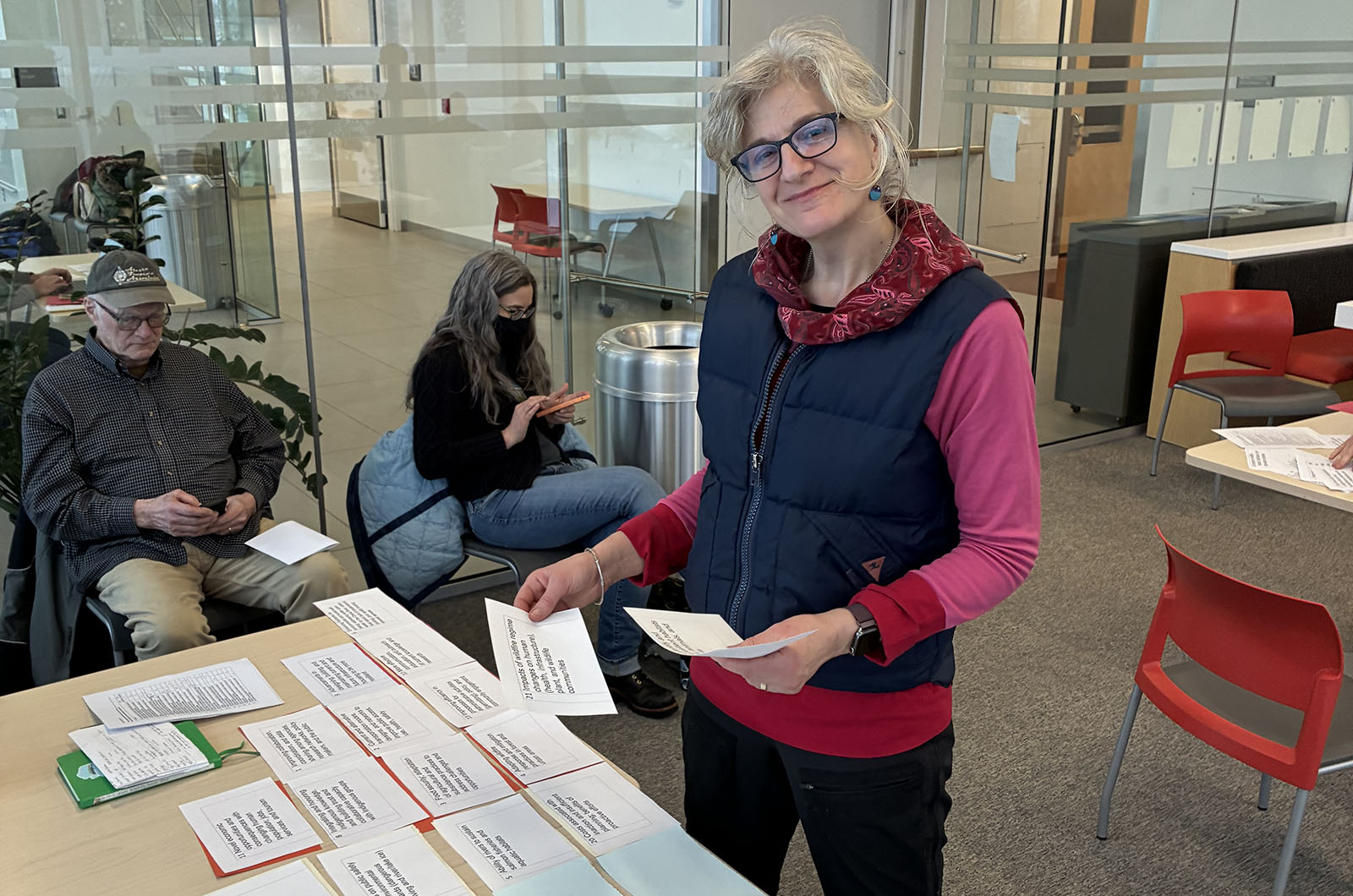 Q-methology helps identify shared perspectives and understand research priorities.  Photo: T. Brinkman