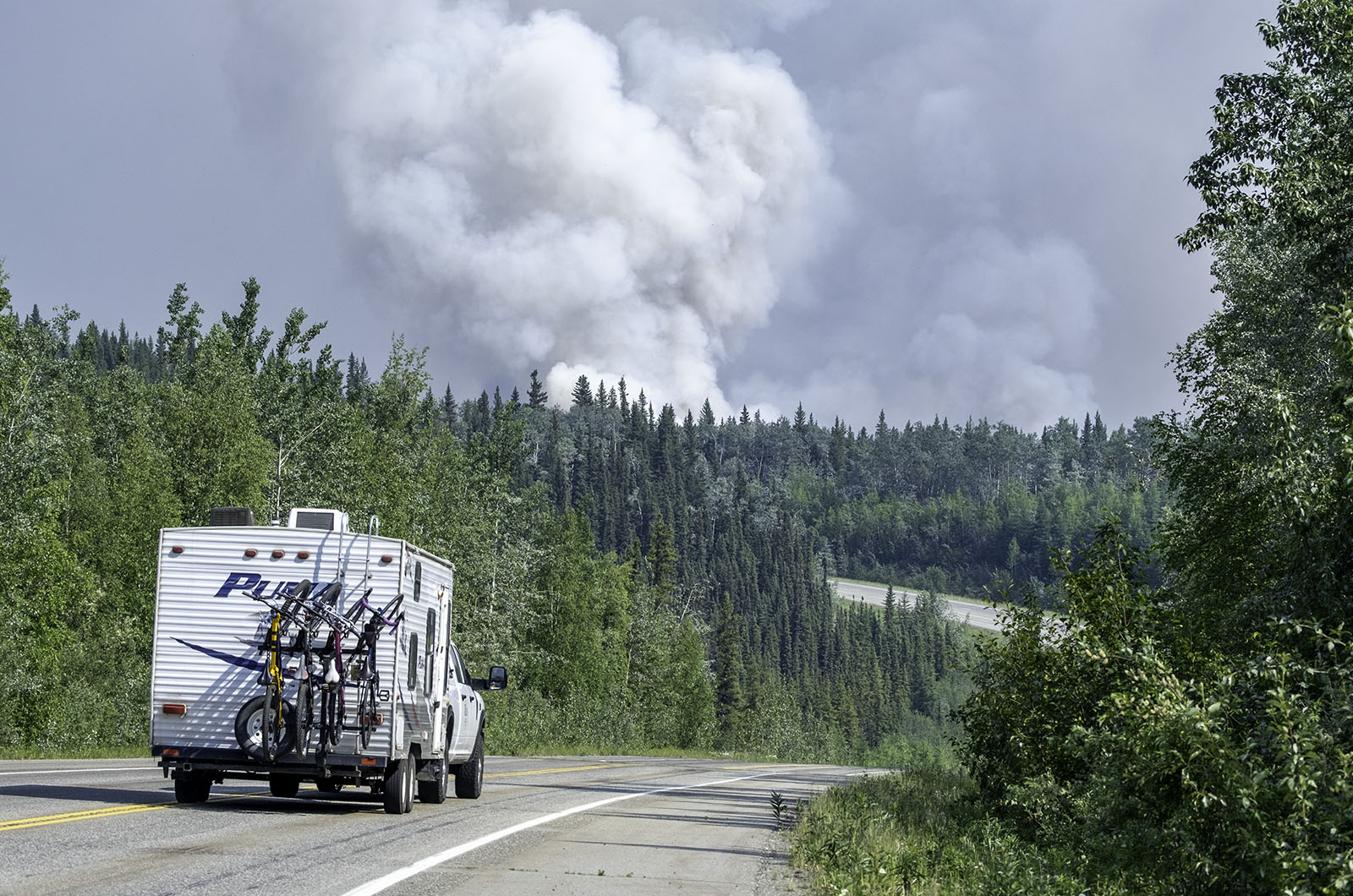 Wildfires have major impacts on Alaskan communities and economy.  Photo: C. McCaa